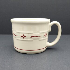 Longaberger Woven Traditions  Red Soup Mug Paprika Soup Mug Large Oversized Mug